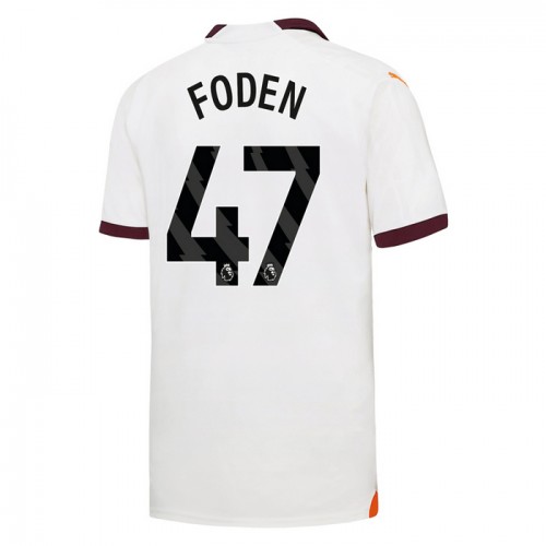 Manchester City Foden 47 Voetbalshirt Uit 2023-24 Manchester City Foden 47 Voetbalshirt Uit 2023-24